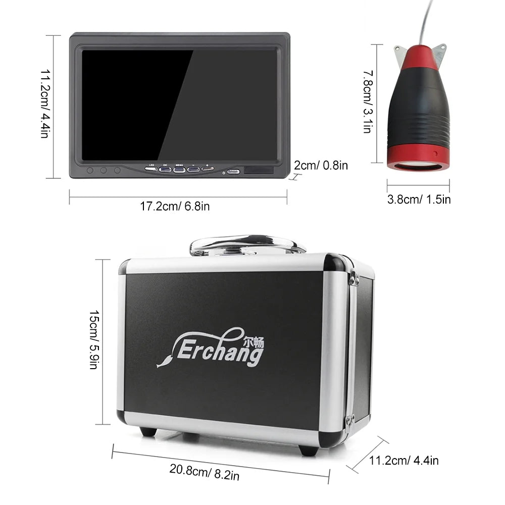 7 Inch Portable Underwater Fishing Camera Fish Finder S316