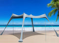 Family Beach Tent Sunshade Pop Up Sun Shelter 4 Pole with Carry Bag C975