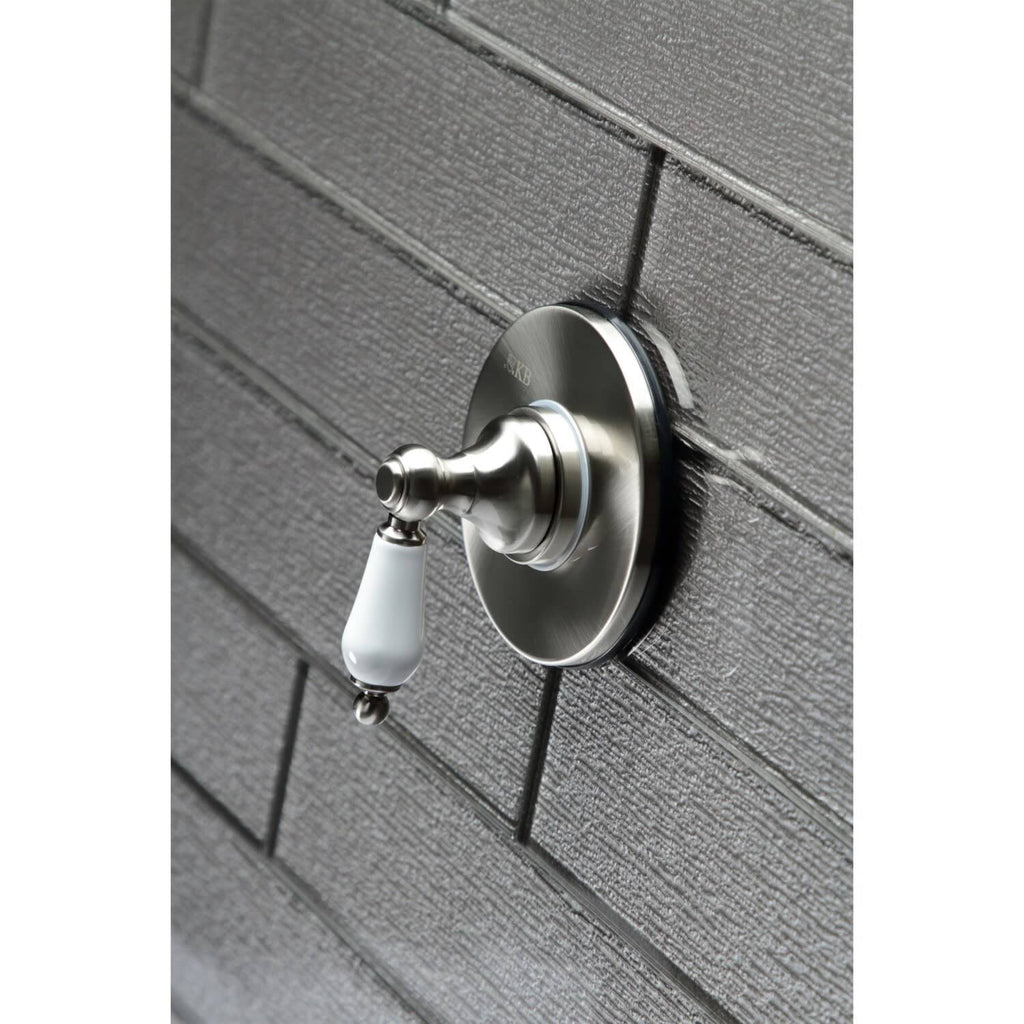 Polished Brass Three-Way Diverter Valve with Trim Kit J435356
