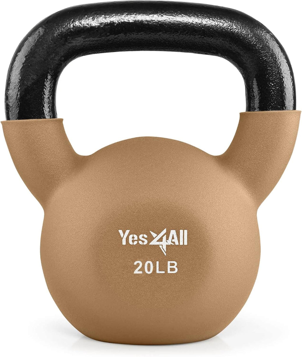 Neoprene Coated Kettlebell Weights, Pack of 2 T283