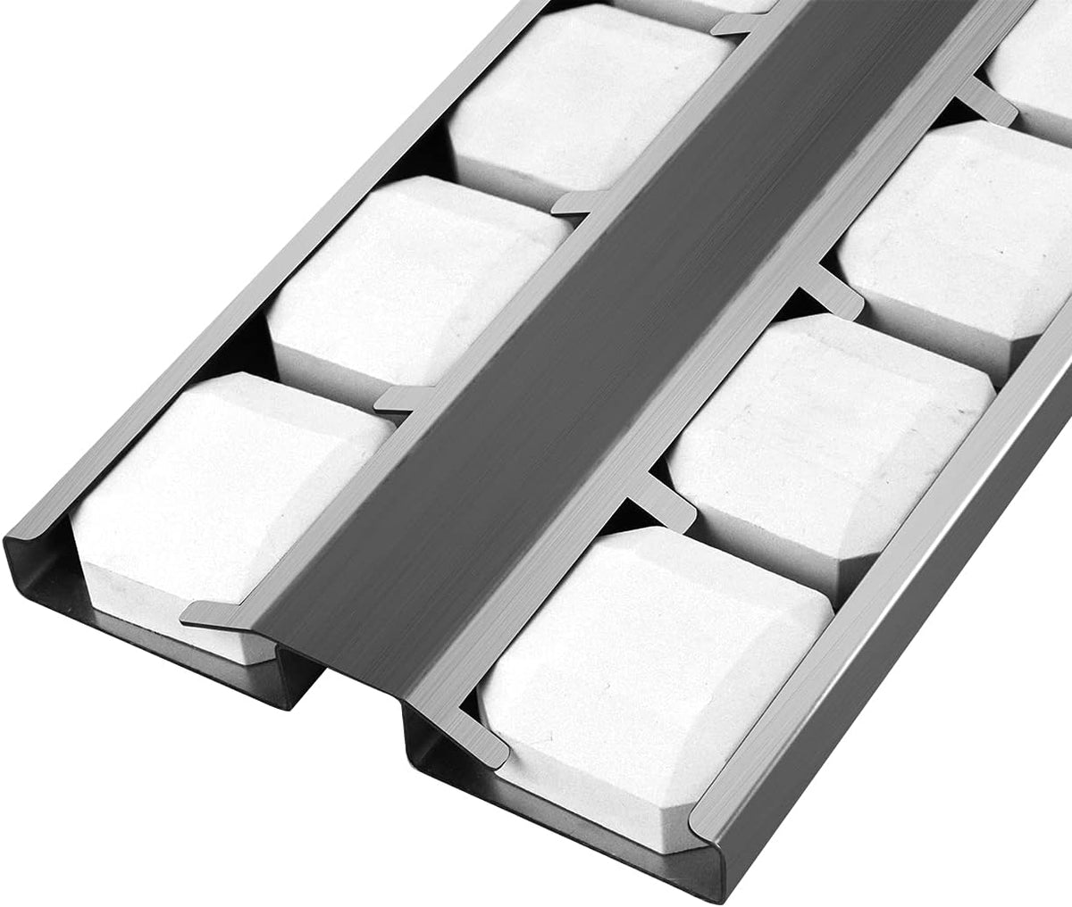 18" X 5-1/2" BBQ Grill Briquette Tray Heat Plates Shield Replacement Parts Z3631