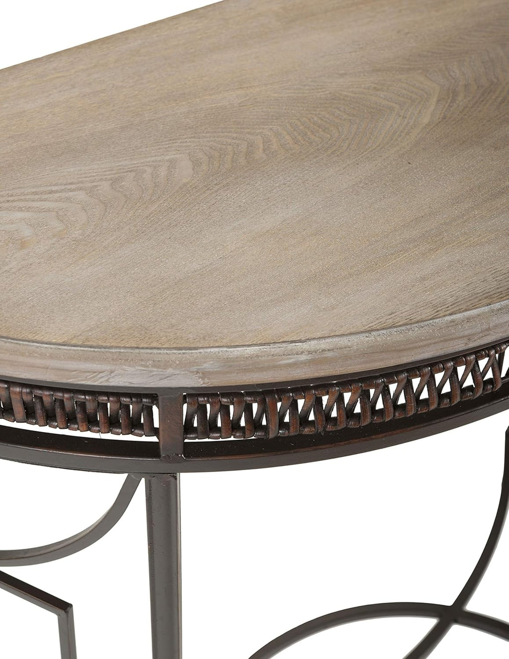 Copper and Red Maple Console Table G3869