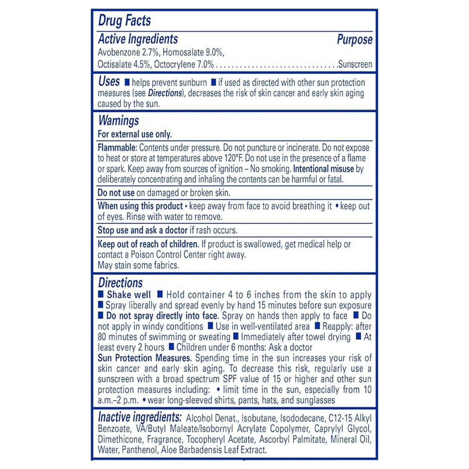 Spf#50+ Light As Air 6 Ounce Spray F63683