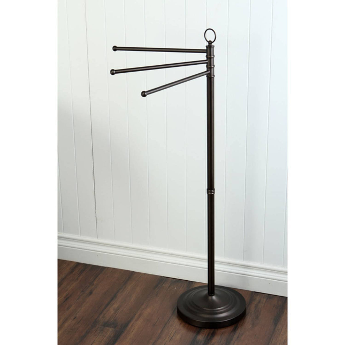 Oil Rubbed Bronze Freestanding Towel Rack S82449
