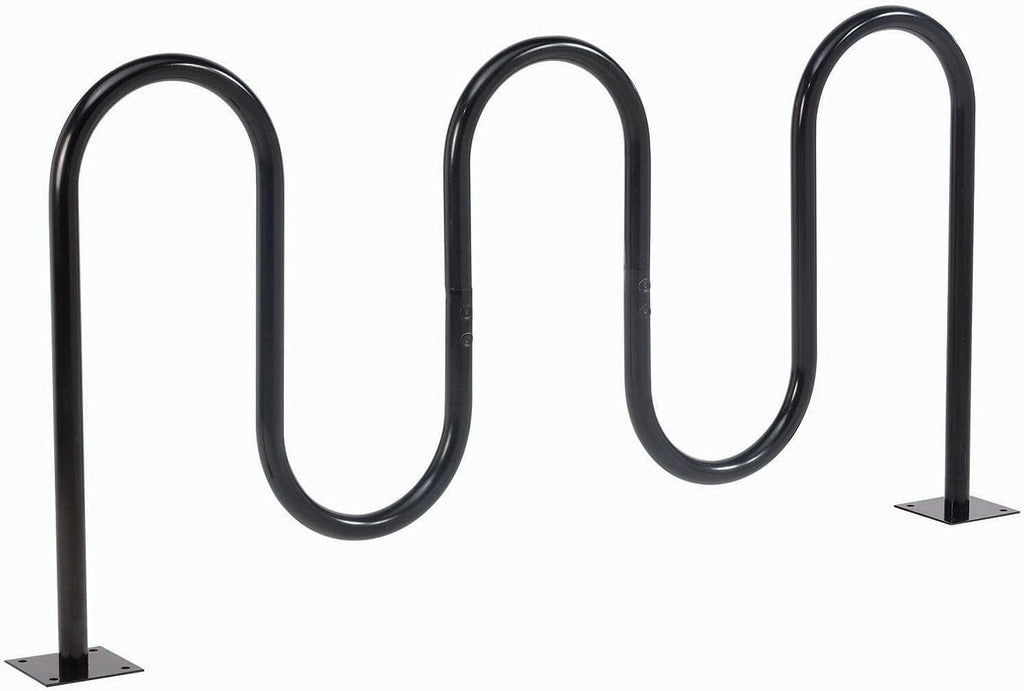 68L Black Flange Mount Bike Rack, 7-Bike Capacity L685