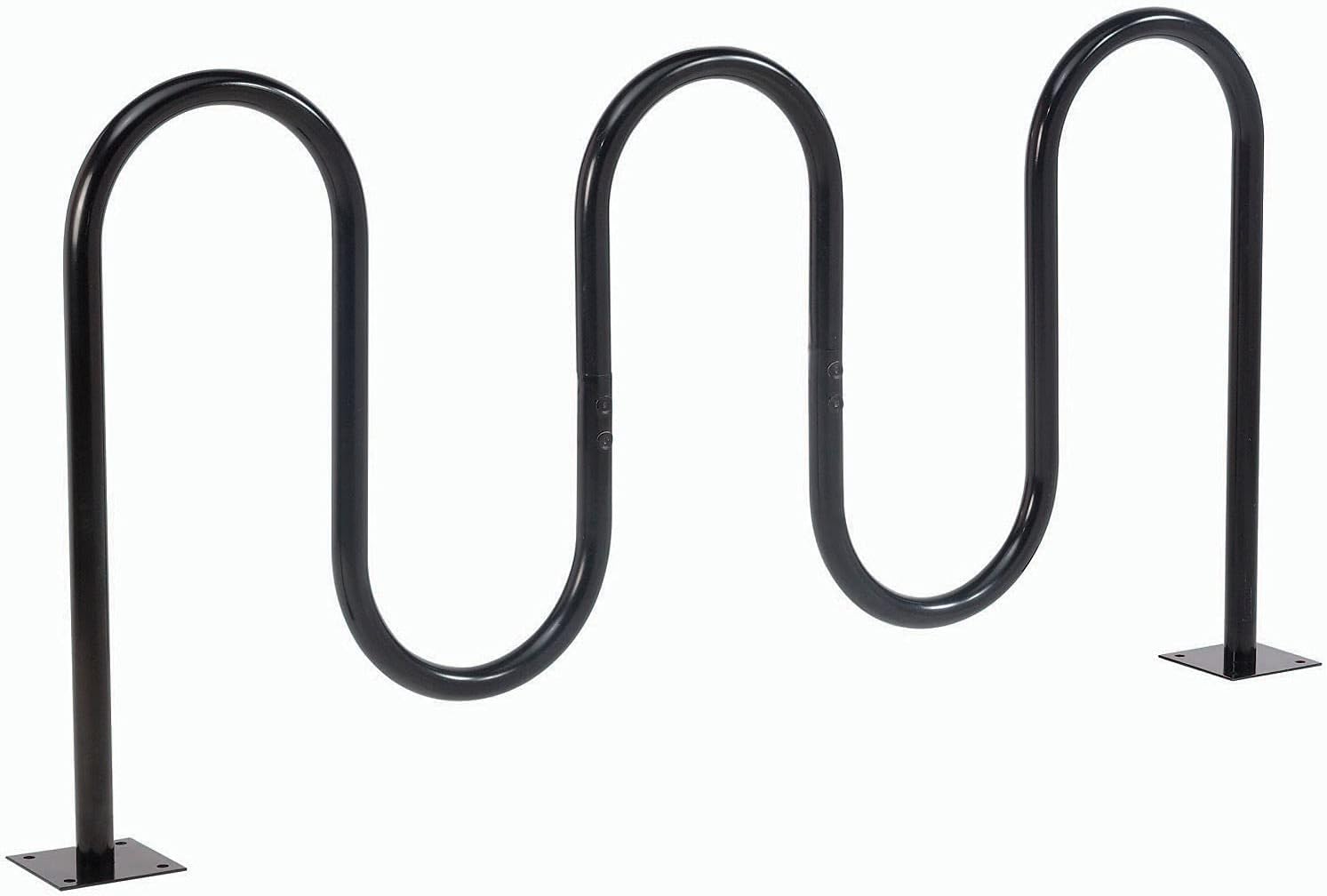 68L Black Flange Mount Bike Rack, 7-Bike Capacity L685