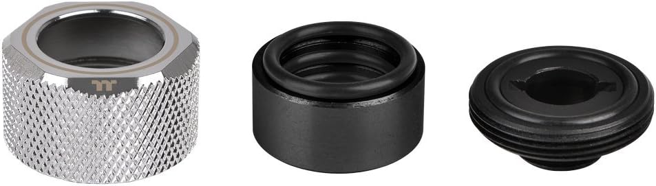Chrome 16 mm PETG Tube Compression Fitting (Pack of 6) X300