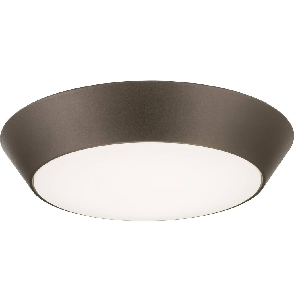 13-inch 4000K Bronze LED Wet Location Flush Mount Light T14339
