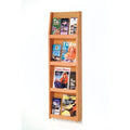 12 Pocket Light Oak Literature Display Y5039