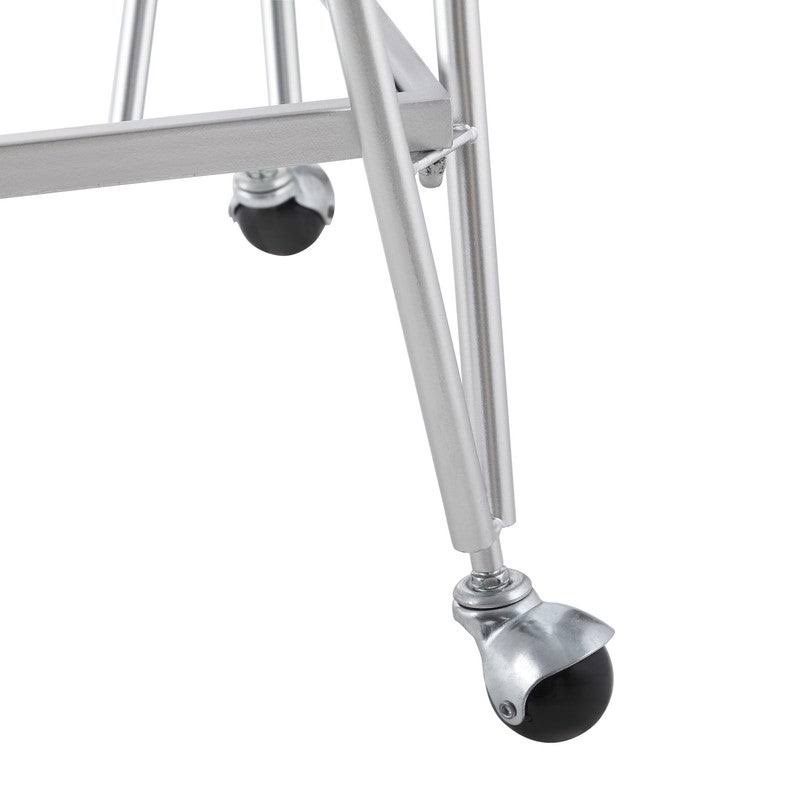 Silver Mid-Century Bar Cart S3972