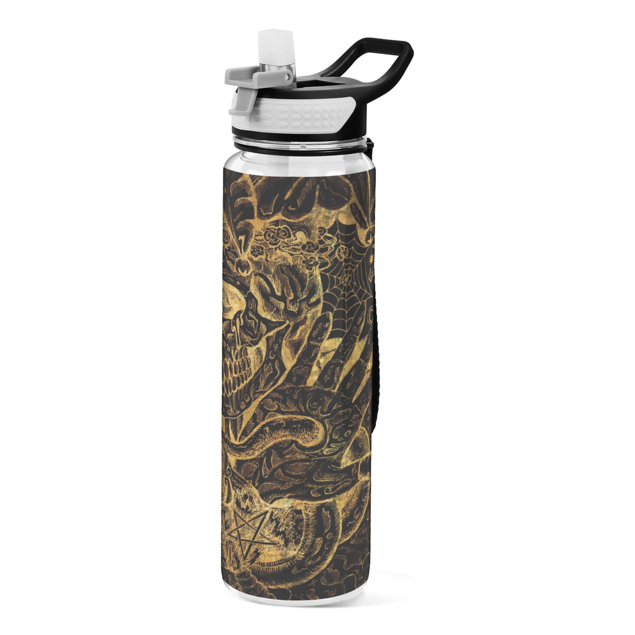 Clear 32oz Tritan Sports Water Bottle with Straw F88493