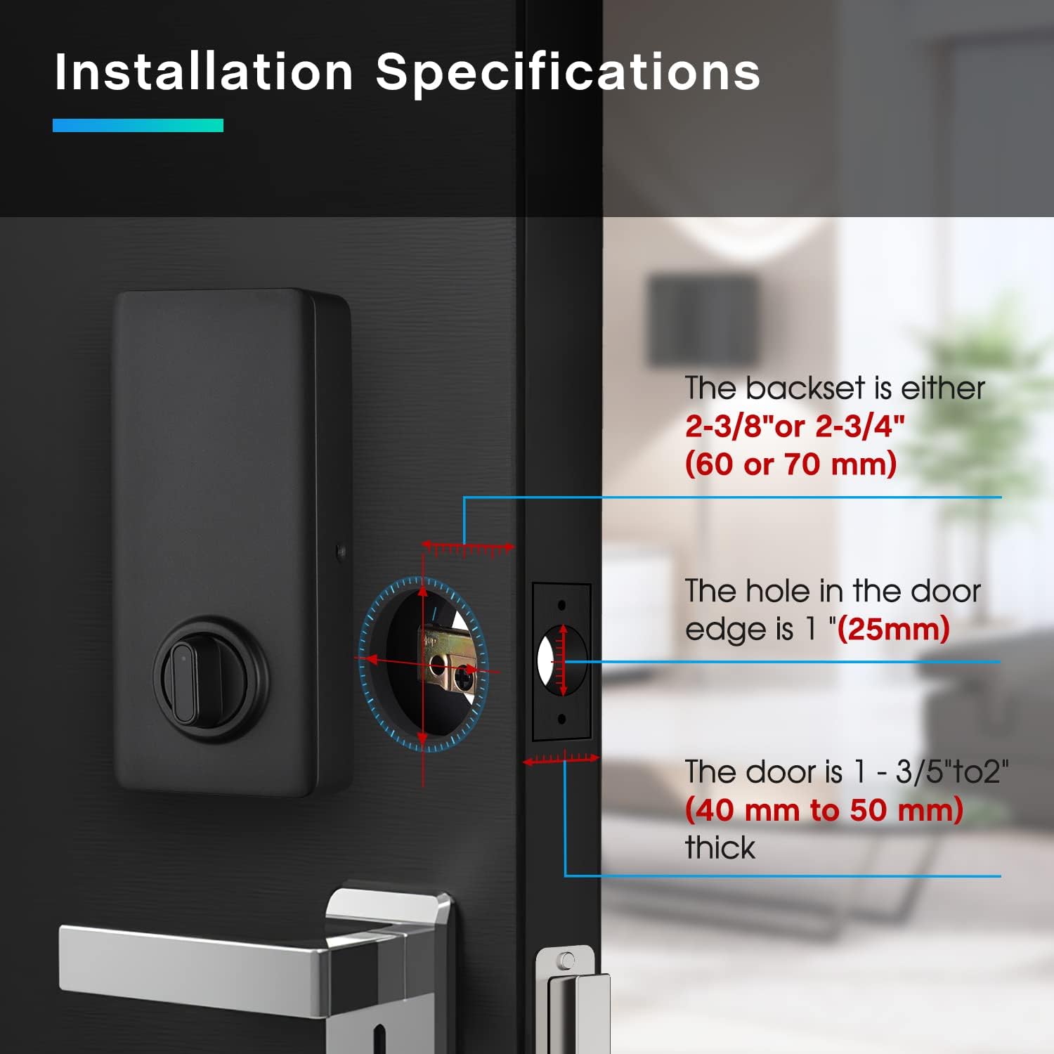Smart Deadbolt Lock with Bluetooth App and Keypad Q5068