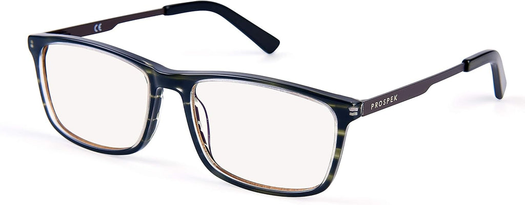 Blue Light Blocking Computer Glasses, Granite, Anti Glare Clear Lens P806076