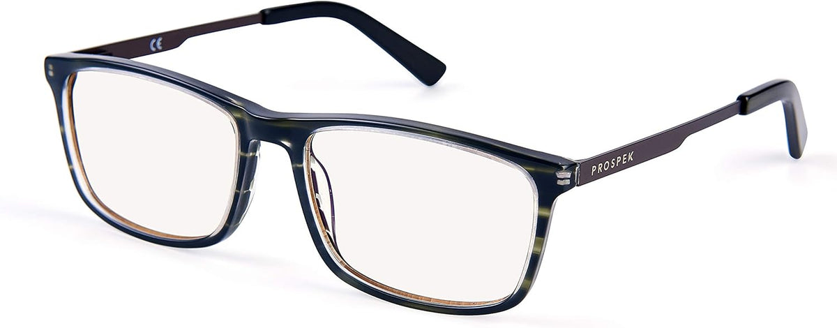 Blue Light Blocking Computer Glasses, Granite, Anti Glare Clear Lens P806076