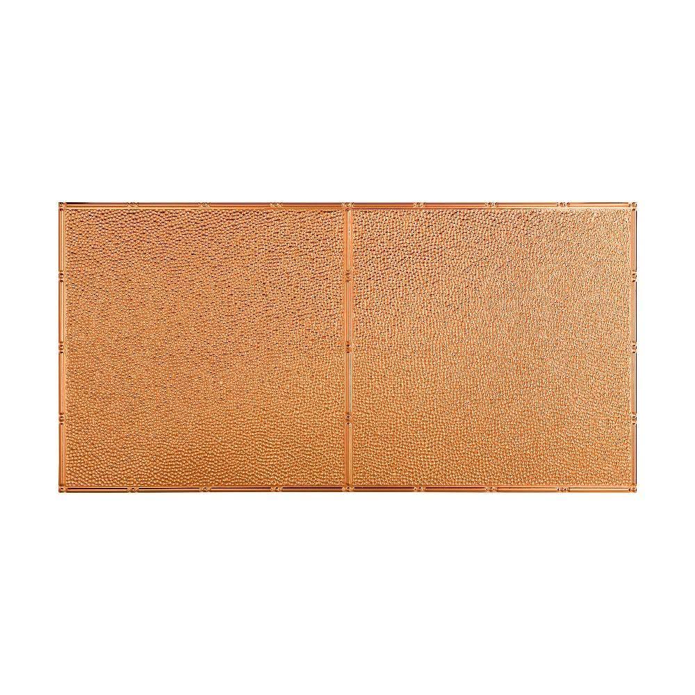 Polished Copper Glue Up Ceiling Tile 5 Pack U341239