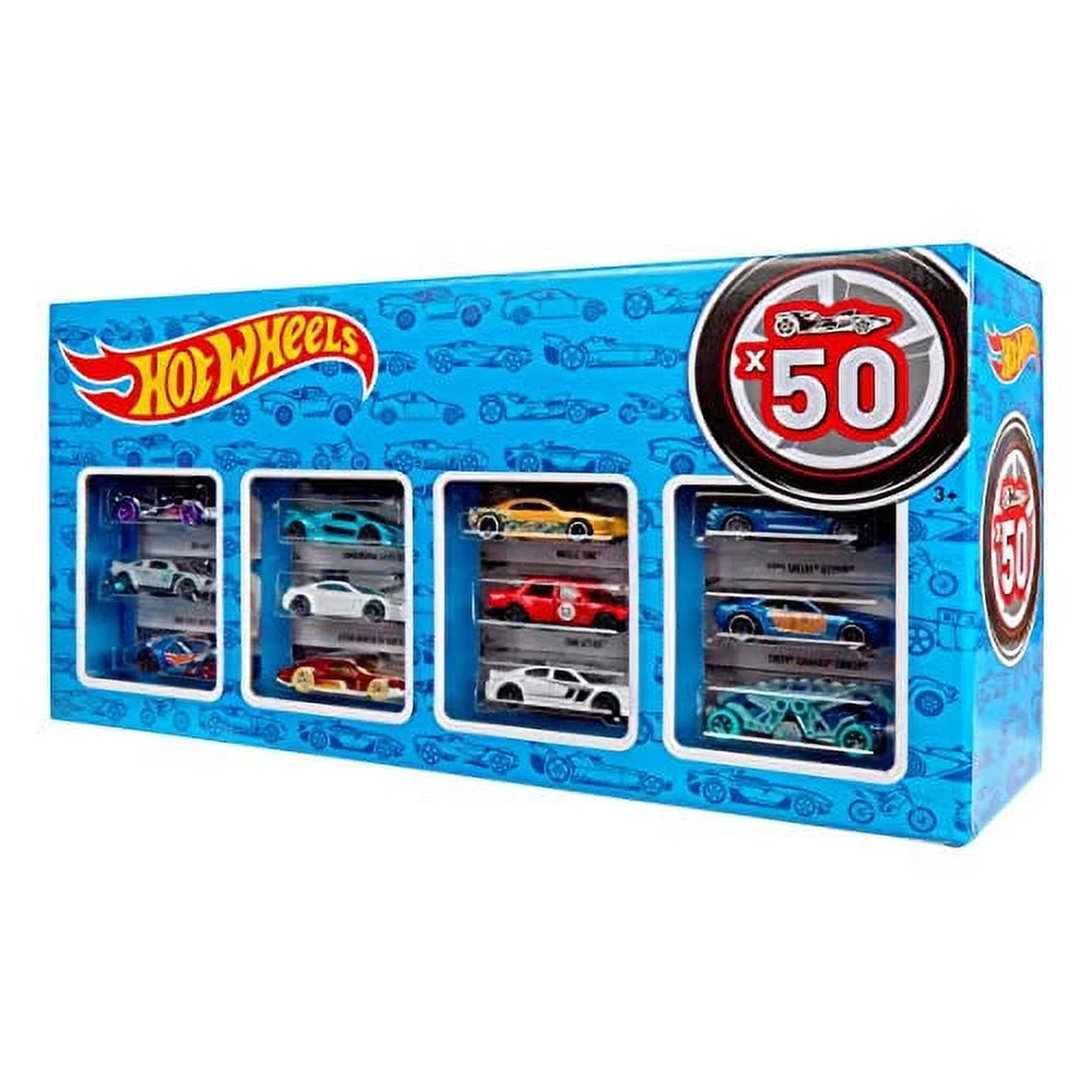 50 Pieces Hot Wheels Car Vehicle Playset M67291