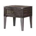 Gray and Dark Oak End Table H49935
