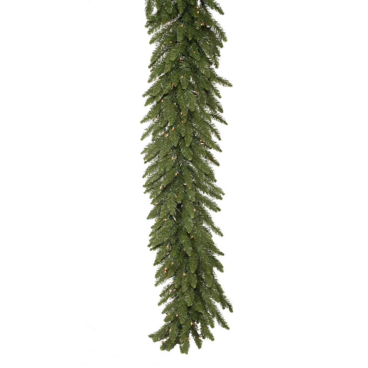 50' x 16" Artificial Christmas Garland with Clear Incandescent Mini Lights K266416