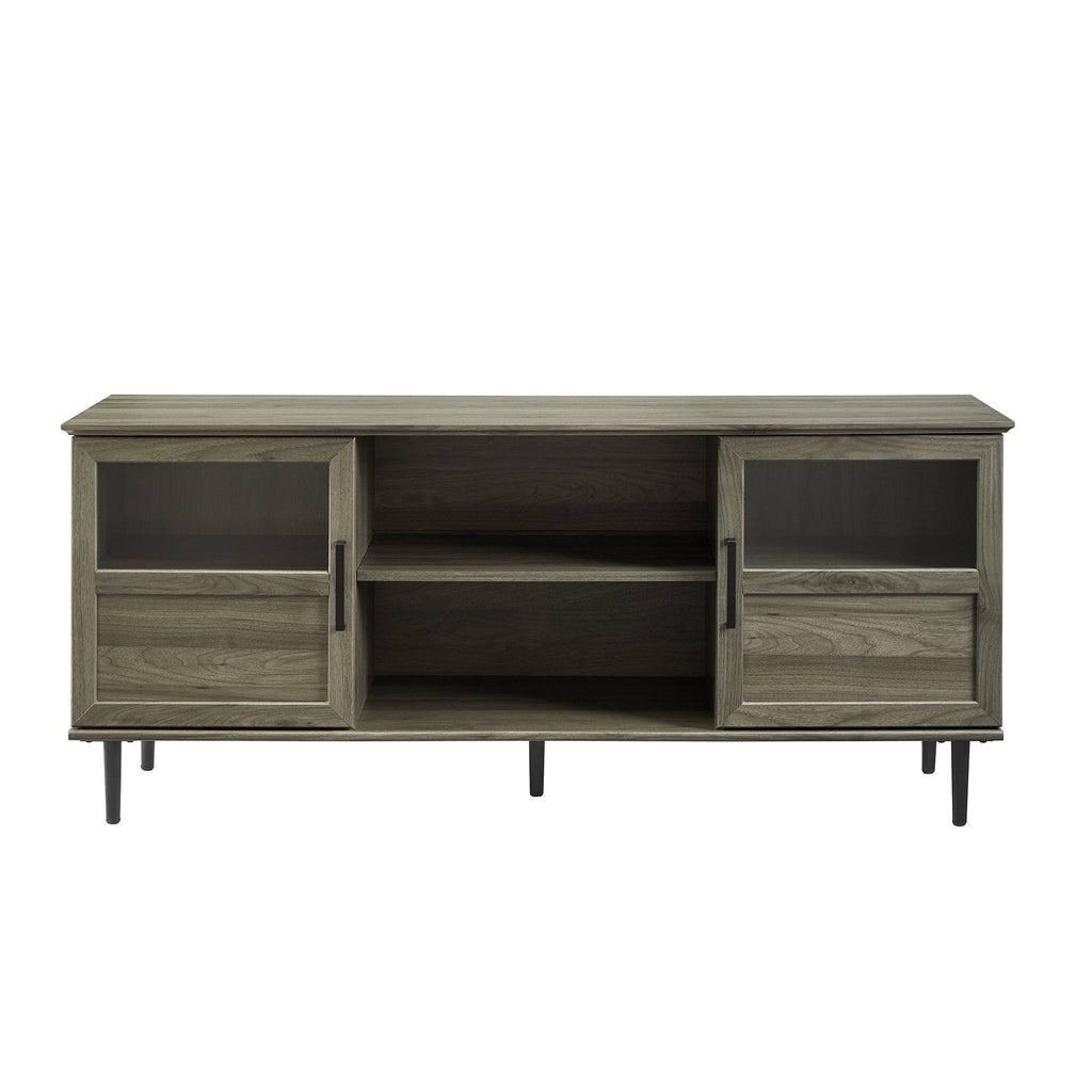Reclaimed Barnwood 2-Door TV Console C7971