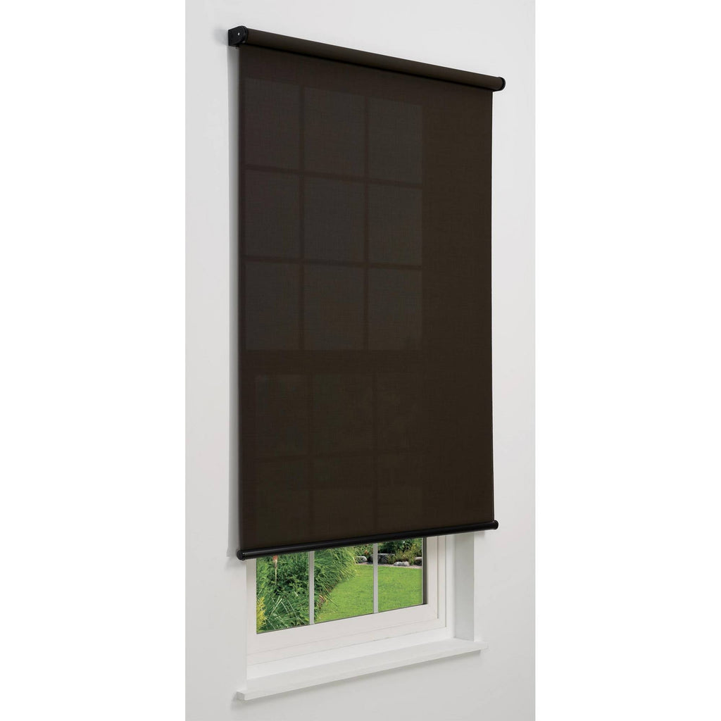 Cordless Solar Screen Roller Shade, Shadow 57 W x 78 H A945800