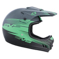 Matte Grey/Green/Black Youth Helmet W450