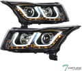 Matte Black LED Projector Headlights For Chevy Cruze K115831