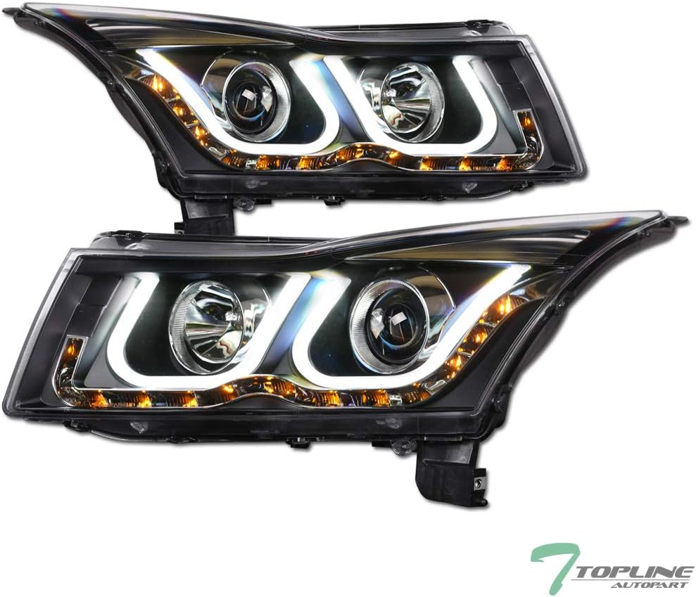 Matte Black LED Projector Headlights For Chevy Cruze K115831