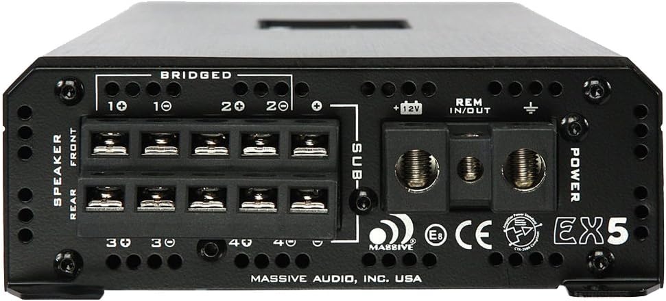 2500 Watt 5 Channel Car Amplifier M84155