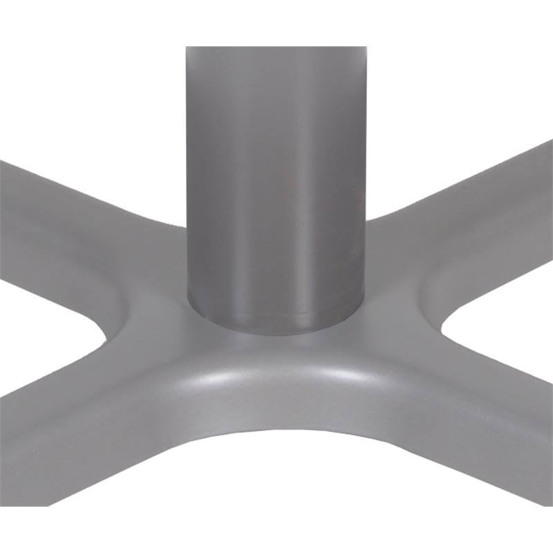 Mocha Walnut/Grey Round X-Base Table D8468