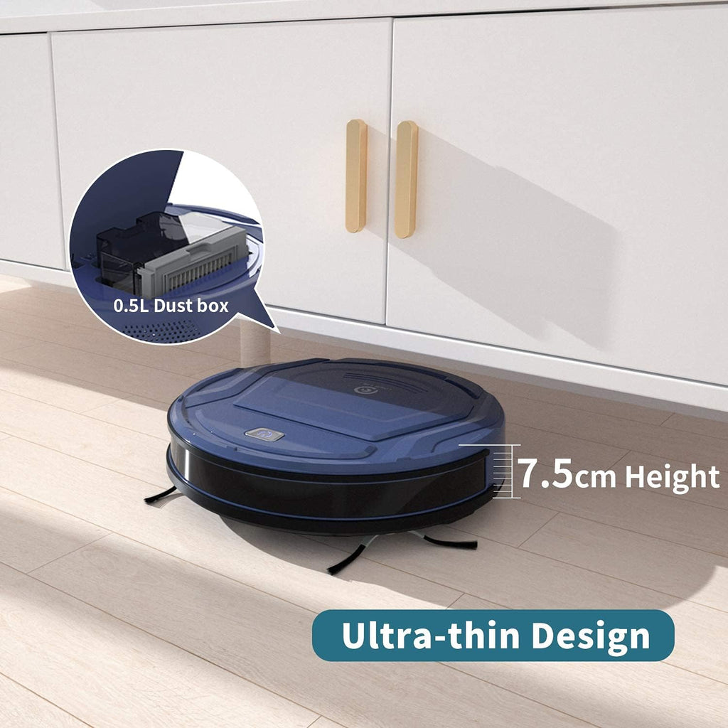 Blue Robot Vacuum Cleaner 1800 mAh Q22897
