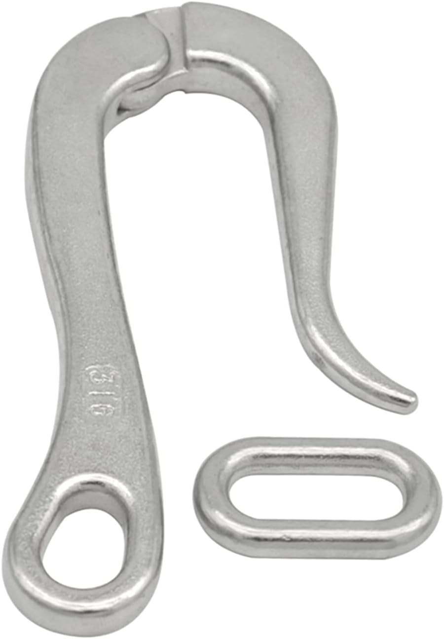 Stainless Steel 316 Pelican Hooks & Eye with Quick Release Link A986997