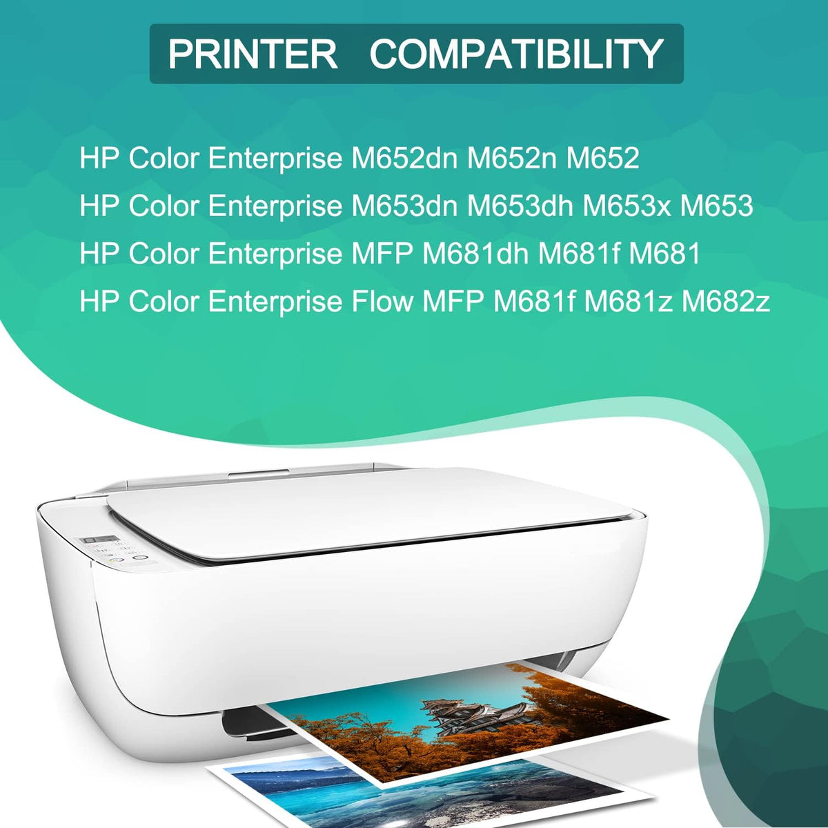 1 Black 1 Cyan 1 Magenta 1 Yellow Toner Cartridge U89821