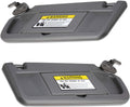 Left Driver Side and Right Passenger Side Sun Visor Pair Atlas Gray I40008