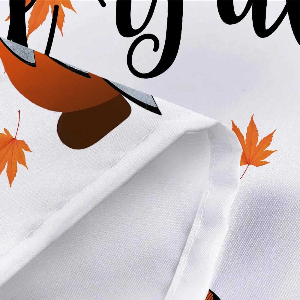 Fall Gnomes Fabric Shower Curtain Set with Hooks 72X72" T440640