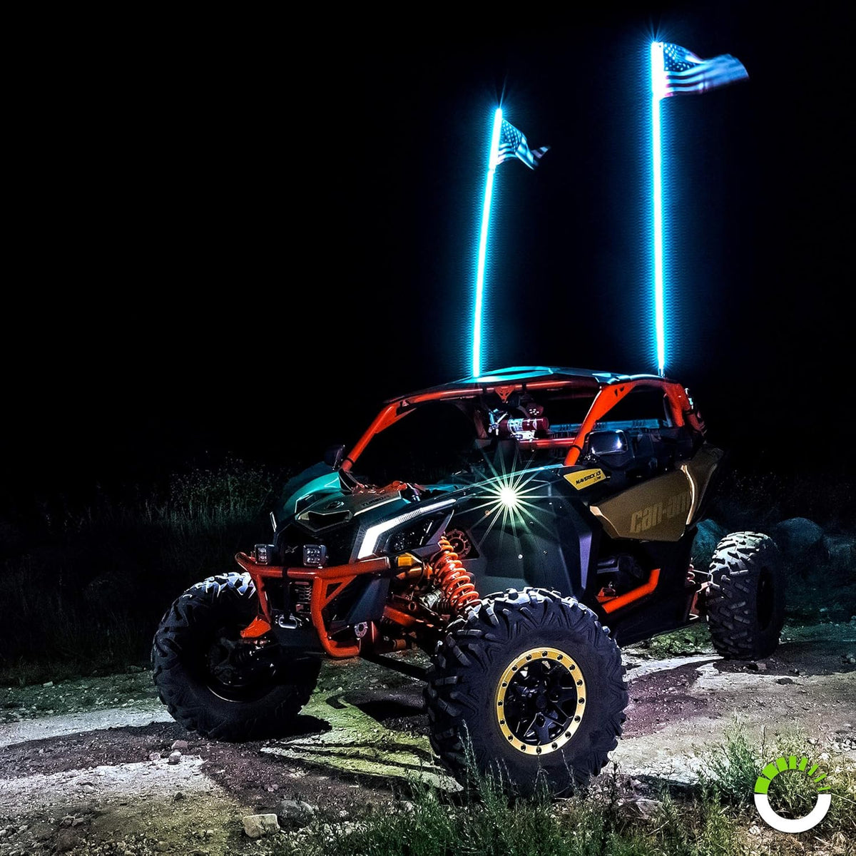 LED Whip Light Antenna for UTV ATV F596