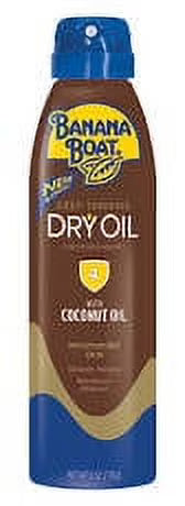 Deep Tanning Dry Oil Clear Spray SPF 4 Sunscreen, 6 oz F438