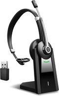 Bluetooth Headset with Microphone, Wireless Headphones with Mic, Noise Canceling, Hands Free Headsets, Pack of 2 H934