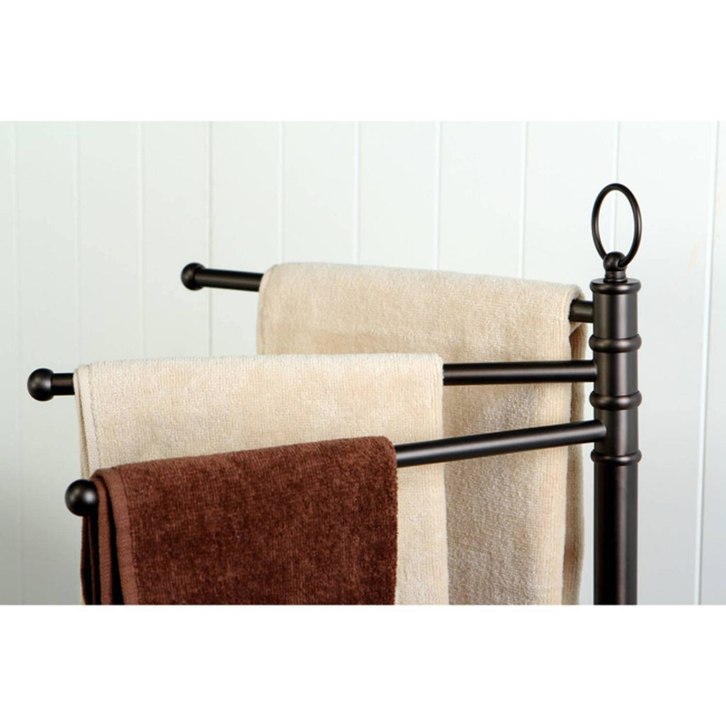 Oil Rubbed Bronze Freestanding Towel Rack S82449