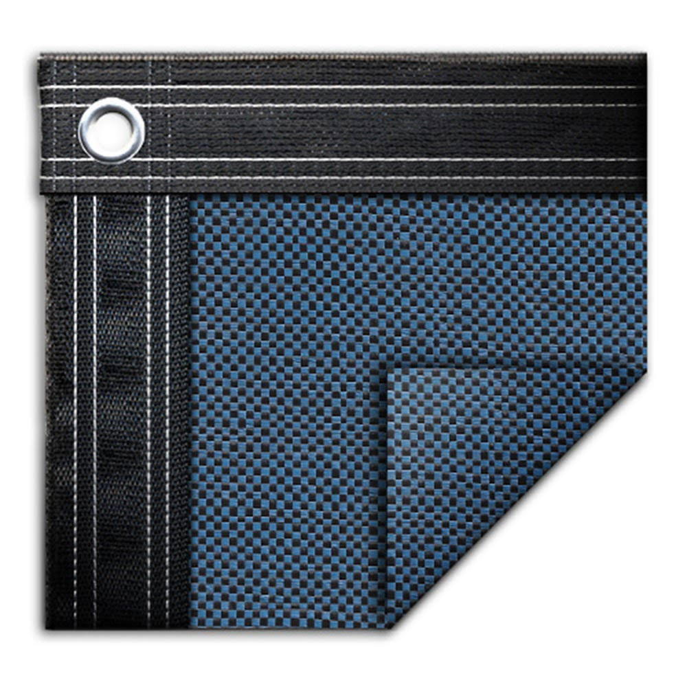 Blue/Black Rectangular Winter Pool Cover V450595