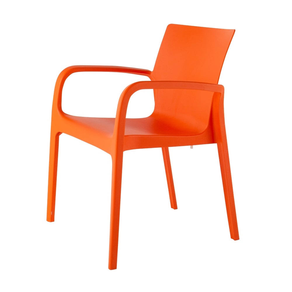 Green Stackable Dining Armchair, Set of 2 X486