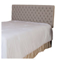 Light Beige Button Tufted Headboard King X230987