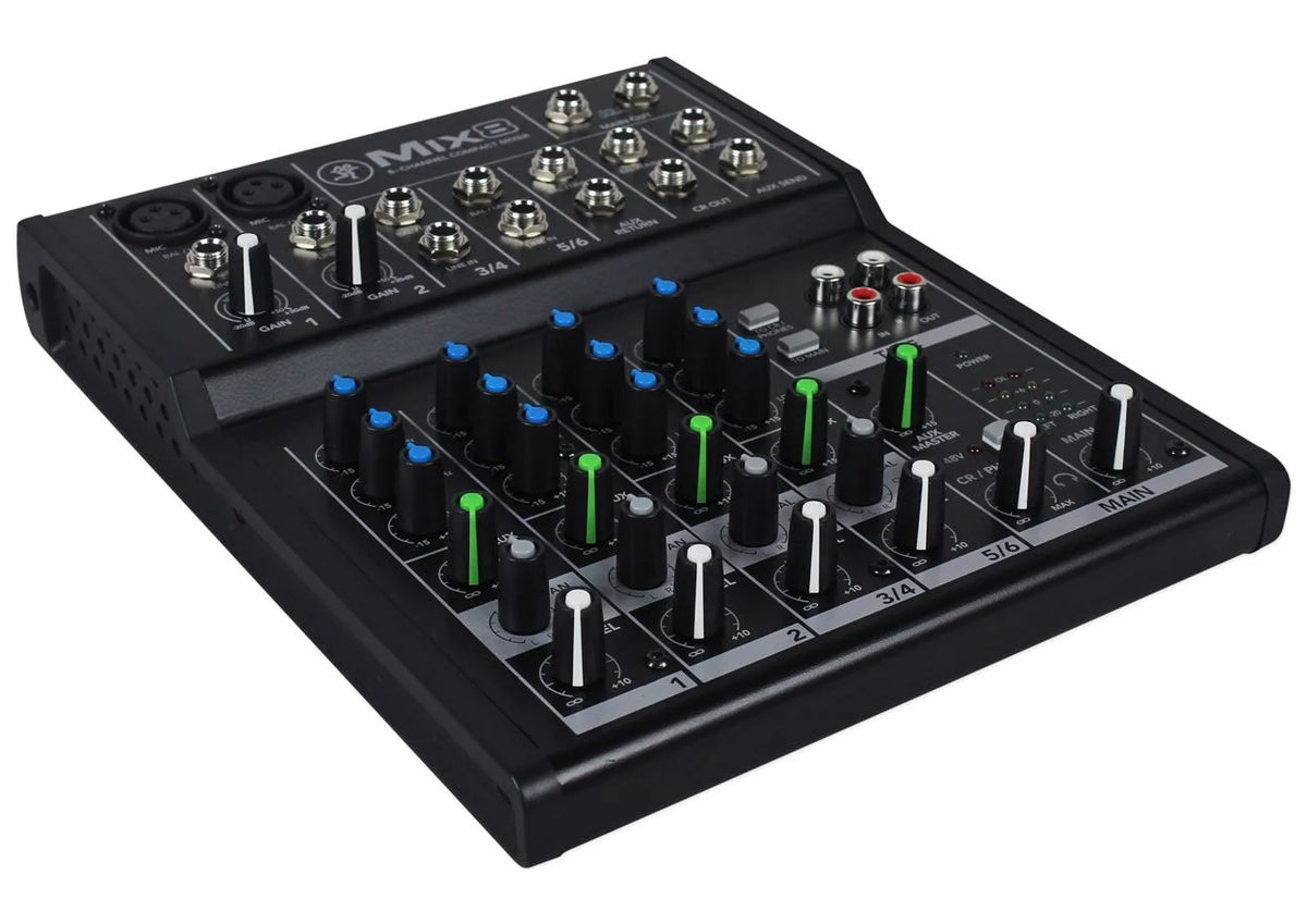 8-Ch Compact Mixer with Metal Chassis L62633