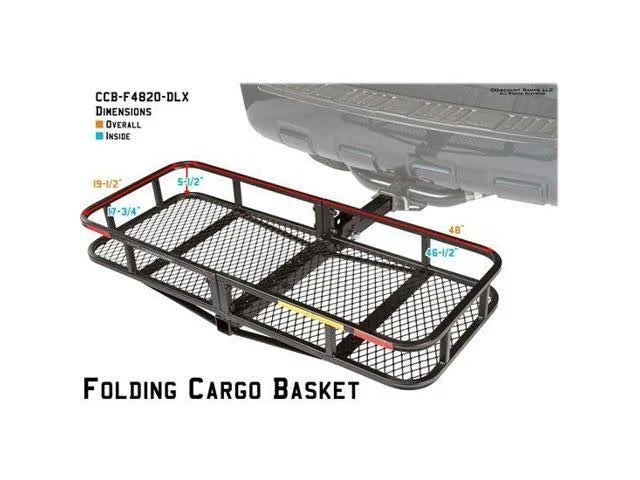 48x22 Steel Folding Hitch Cargo Carrier Z379481