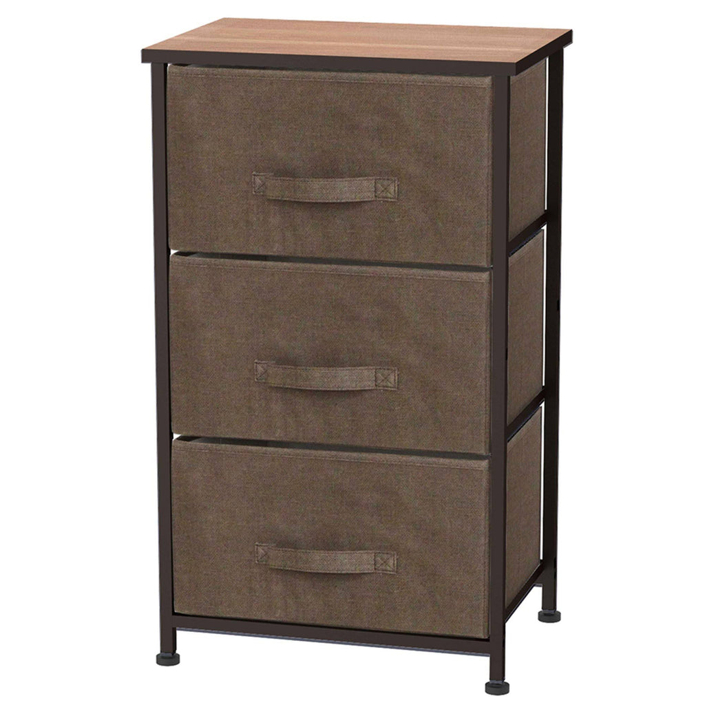 3 Drawer Brown Storage Organizer W780