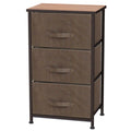 3 Drawer Brown Storage Organizer W780