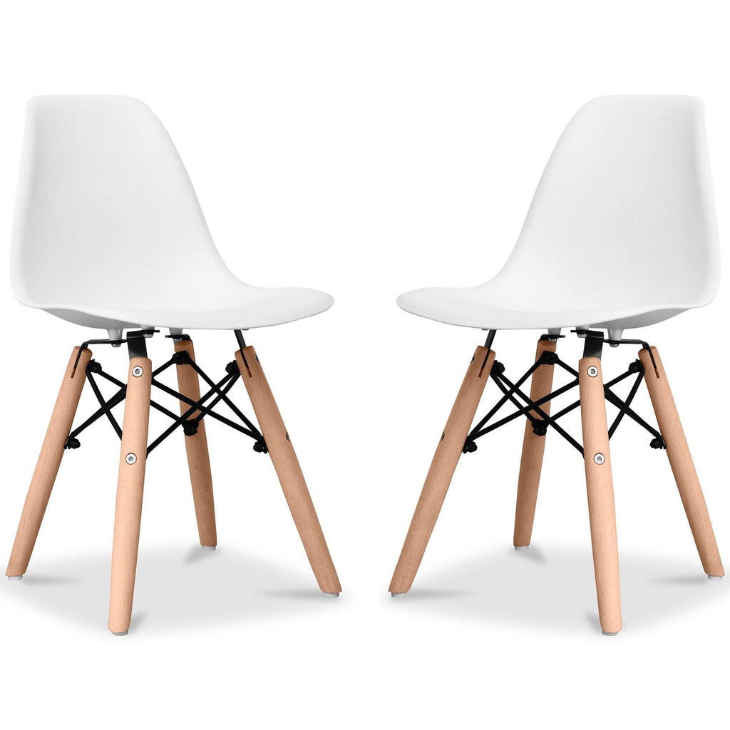 White Kids Playroom Chair 2-Pack A162