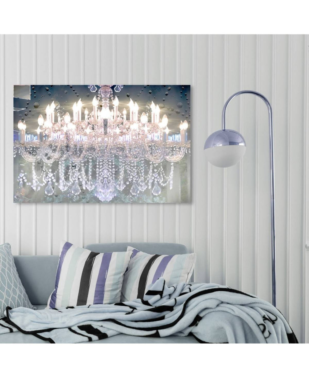 White Day and Night Canvas G8151