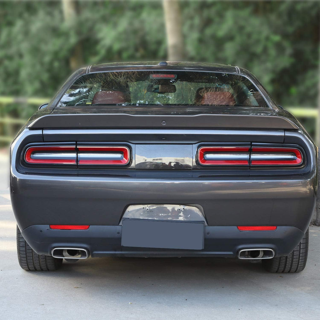 Carbon Fiber Grain Taillight Cover Trim Accessories A67593