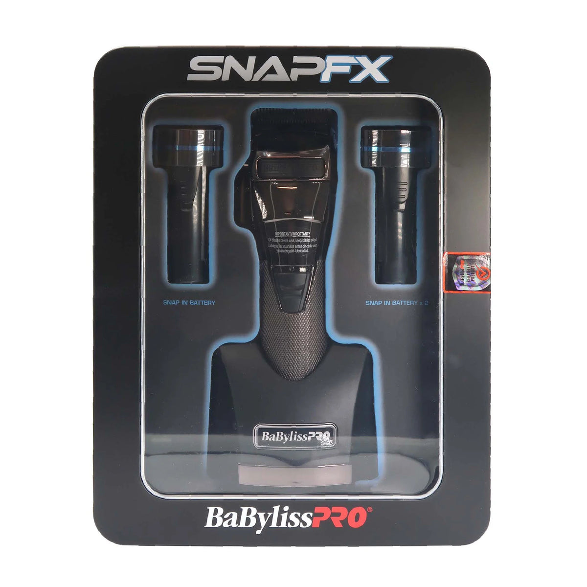 Black Clipper with Dual Lithium Battery System X6000