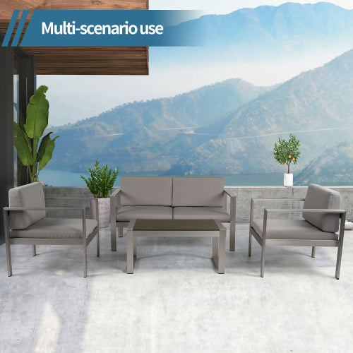 Aluminum 4 Piece Sofa Seating Group L23061